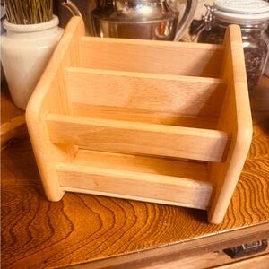 Like new Solid Wooden Organizer Rack made in thailand
